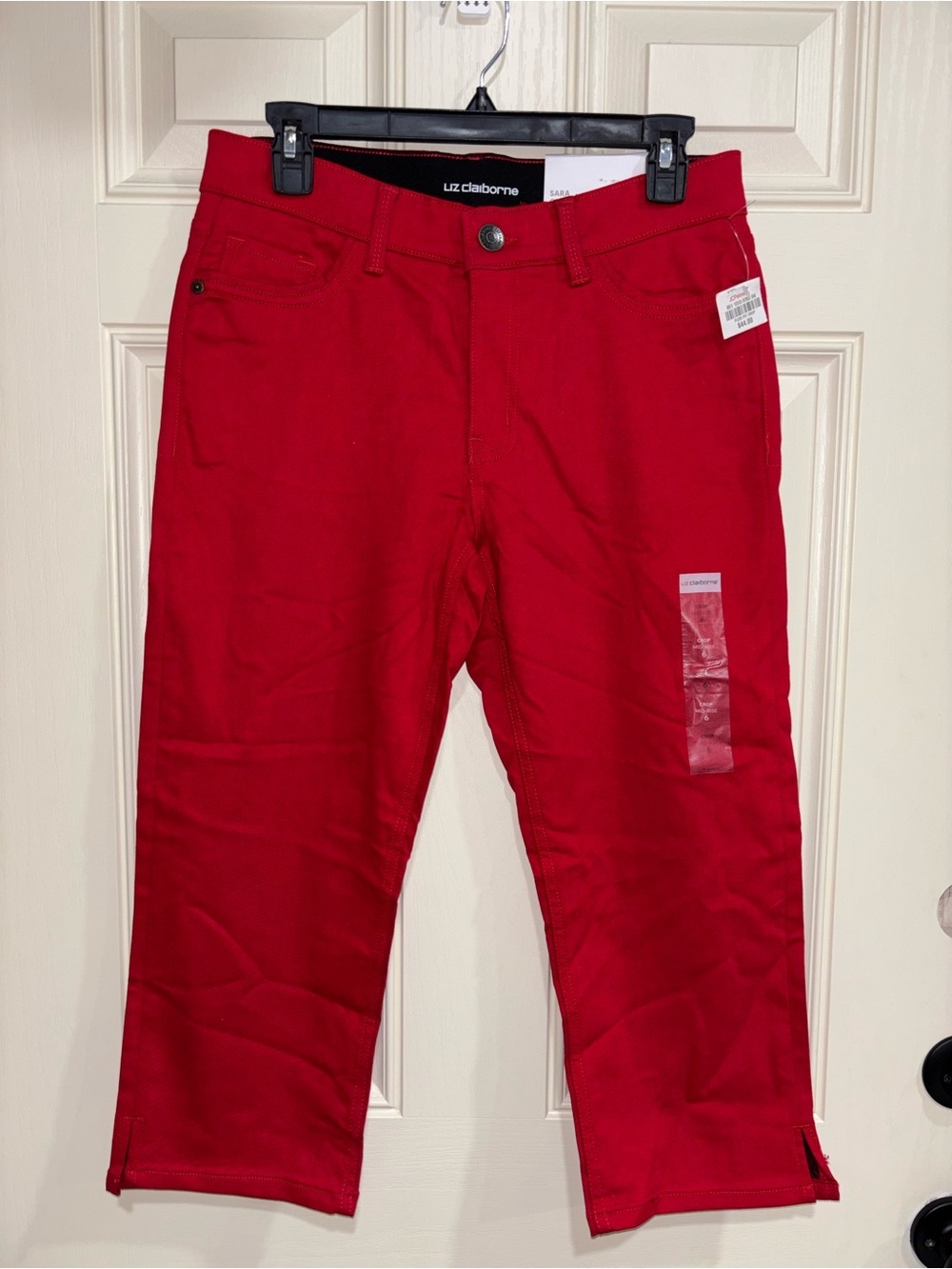 Liz Claiborne Red Cropped Women's Pants